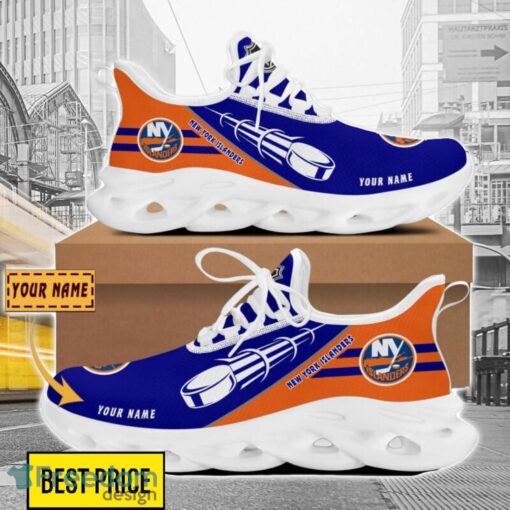 New York Islanders Custom Name Sneakers Limited Max Soul Shoes For Men Women Product Photo 1