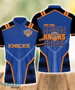 New York Knicks National Basketball Association Logo Basketball Team 3D Polo Shirt Product Photo 1