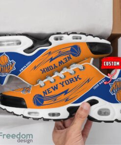 New York Knicks NBA Air Cushion Sports Shoes Custom Name TN Sneakers For Fans Product Photo 2