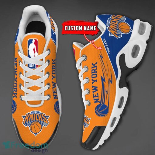 New York Knicks NBA Air Cushion Sports Shoes Custom Name TN Sneakers For Fans Product Photo 3