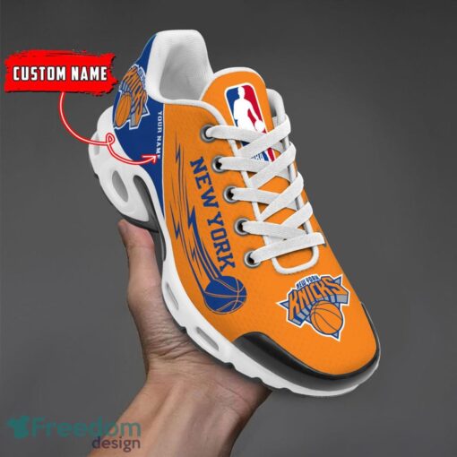 New York Knicks NBA Air Cushion Sports Shoes Custom Name TN Sneakers For Fans Product Photo 1