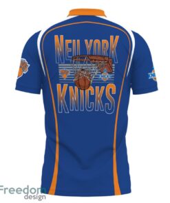 New York Knicks Style NBA 3D Polo Shirt Gift For Men Father's Day Gift Product Photo 3