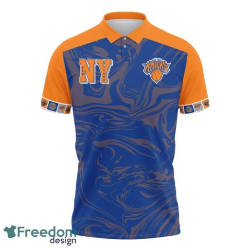 New York Knicks Style NBA 3D Polo Shirt Sport Season Gift For Fans Product Photo 2