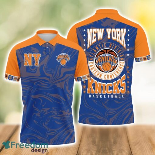 New York Knicks Style NBA 3D Polo Shirt Sport Season Gift For Fans Product Photo 1