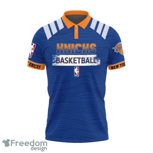 New York Knicks Style NBA Basketball Team 3D Polo Shirt Product Photo 2