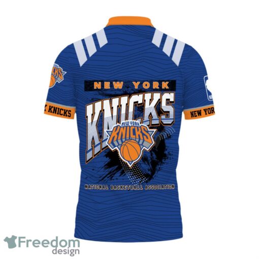 New York Knicks Style NBA Basketball Team 3D Polo Shirt Product Photo 3