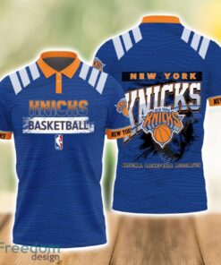 New York Knicks Style NBA Basketball Team 3D Polo Shirt Product Photo 1