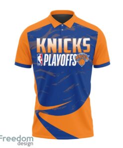 New York Knicks Style NBA Basketball Team 3D Polo Shirt Sport Fans Gift Product Photo 2