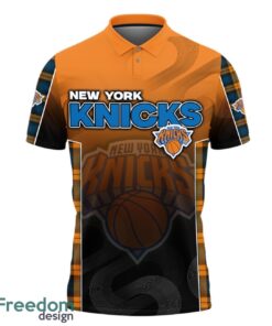 New York Knicks Style NBA Basketball Team Black 3D Polo Shirt new Designs For Fans Product Photo 2