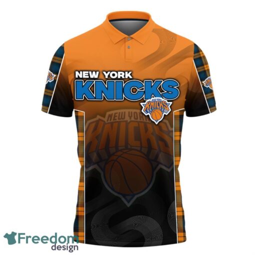 New York Knicks Style NBA Basketball Team Black 3D Polo Shirt new Designs For Fans Product Photo 2