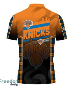 New York Knicks Style NBA Basketball Team Black 3D Polo Shirt new Designs For Fans Product Photo 3