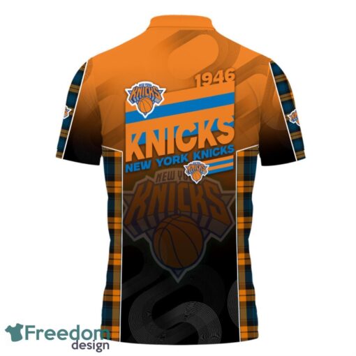 New York Knicks Style NBA Basketball Team Black 3D Polo Shirt new Designs For Fans Product Photo 3