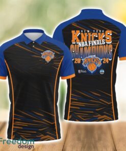 New York Knicks Style NBA Champs Basketball 2024 3D Polo Shirt For Fans