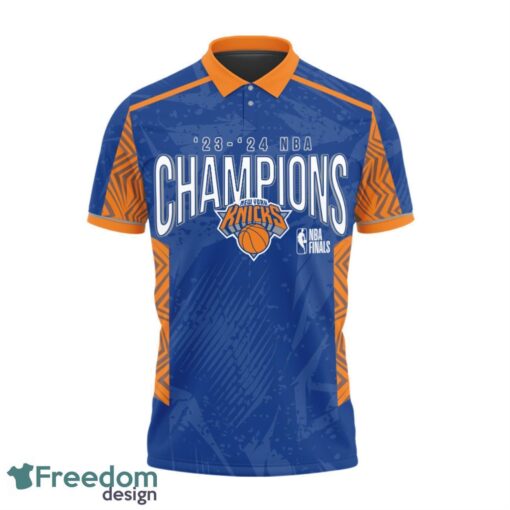 New York Knicks Style NBA Champs Team Basketball 2024 Polo Shirt Gift Ideas For Fans Product Photo 2