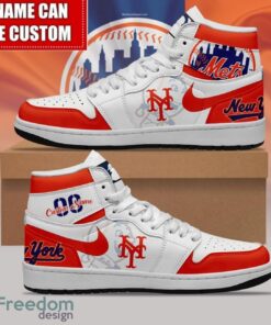 New York Mets Custom Name Number Limited Air Jordan Hightop Shoes Men Women Gift