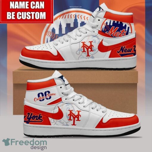 New York Mets Custom Name Number Limited Air Jordan Hightop Shoes Men Women Gift Product Photo 1