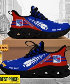 New York Rangers Custom Name Sneakers Limited Max Soul Shoes For Men Women Product Photo 2