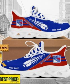 New York Rangers Custom Name Sneakers Limited Max Soul Shoes For Men Women Product Photo 1