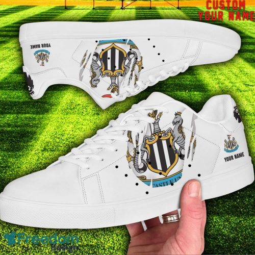 Newcastle United EPL Custom Name Unique Gift Low Top Skate Shoes For Man And Woman Product Photo 2