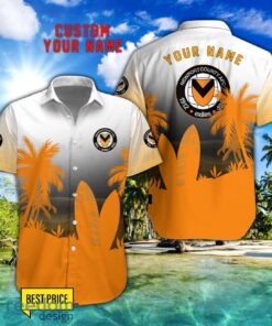 Newport County Combo Hawaiian Shirt And Shorts Surfboards Coconut Custom Name For Fans Product Photo 1