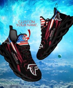 NFL Atlanta Falcons Design For Fans Loves Custom Your Name Max Soul Shoes