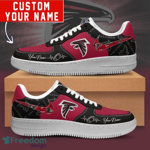 NFL Atlanta Falcons Personalized Name AF1 Air Force Sneakers For Men Women Product Photo 1