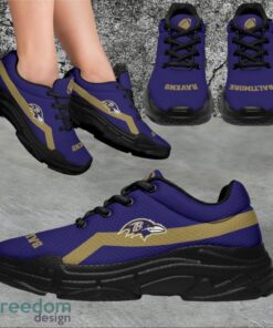 NFL Baltimore Ravens Custom Simple Logo For Fans Sneakers Shoes Product Photo 1