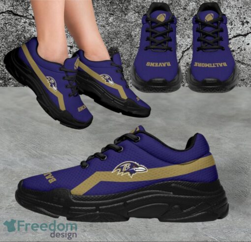 NFL Baltimore Ravens Custom Simple Logo For Fans Sneakers Shoes Product Photo 1