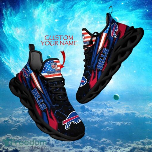 NFL Buffalo Bills Design For Fans Loves Custom Your Name Max Soul Shoes Product Photo 1