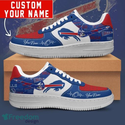 NFL Buffalo Bills Personalized Name AF1 Air Force Sneakers For Men Women Product Photo 1