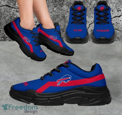 NFL Buffalo Bills Custom Simple Logo For Fans Sneakers Shoes Product Photo 1