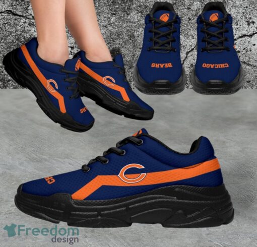 NFL Chicago Bears Custom Simple Logo For Fans Sneakers Shoes Product Photo 1