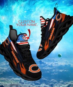 NFL Chicago Bears Design For Fans Loves Custom Your Name Max Soul Shoes