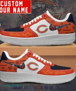 NFL Chicago Bears Personalized Name AF1 Air Force Sneakers For Men Women