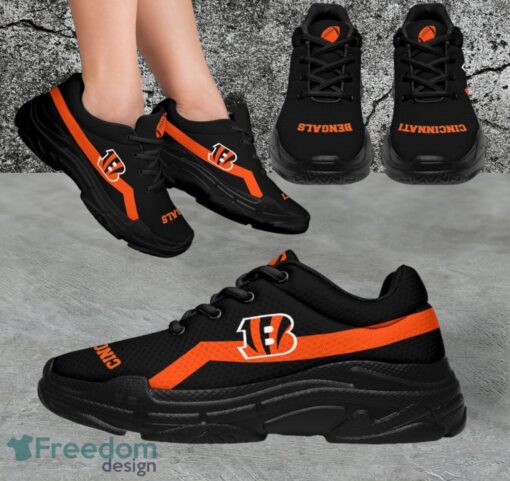 NFL Cincinnati Bengals Custom Simple Logo For Fans Sneakers Shoes Product Photo 1