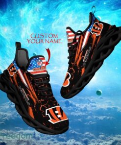 NFL Cincinnati Bengals Design For Fans Loves Custom Your Name Max Soul Shoes