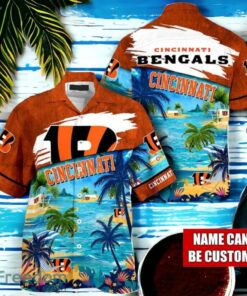 NFL Cincinnati Bengals Logo Fans Love Custom Your Name Hawaiian Shirt Full Over Print