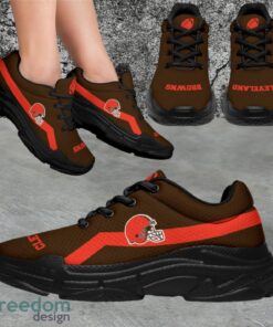 NFL Cleveland Browns Custom Simple Logo For Fans Sneakers Shoes Product Photo 1