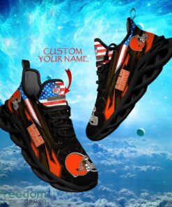 NFL Cleveland Browns Design For Fans Loves Custom Your Name Max Soul Shoes