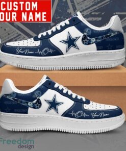 NFL Dallas Cowboys Personalized Name AF1 Air Force Sneakers For Men Women