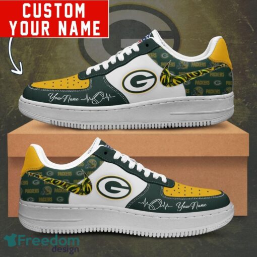 NFL Green Bay Packers Personalized Name AF1 Air Force Sneakers For Men Women Product Photo 1