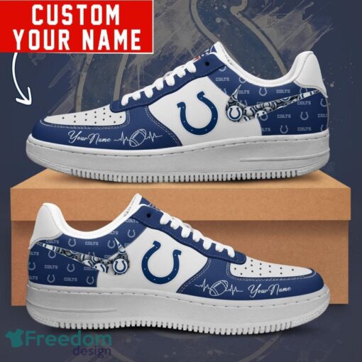 NFL Indianapolis Colts Personalized Name AF1 Air Force Sneakers For Men Women Product Photo 1