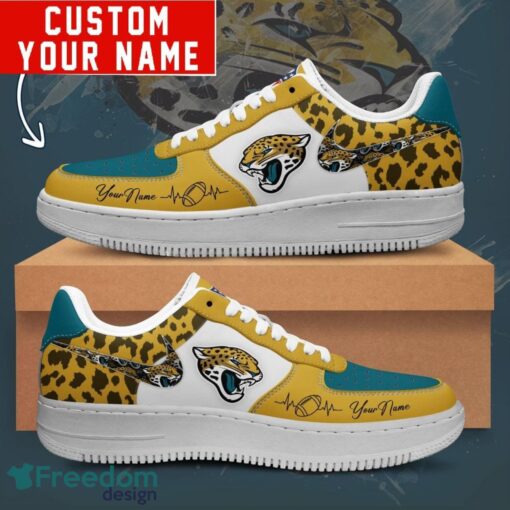 NFL Jacksonville Jaguars Personalized Name AF1 Air Force Sneakers For Men Women Product Photo 1