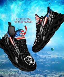 NFL Las Vegas Raiders Design For Fans Loves Custom Your Name Max Soul Shoes