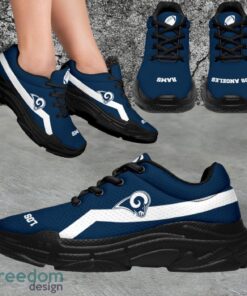 NFL Los Angeles Rams Custom Simple Logo For Fans Sneakers Shoes Product Photo 1