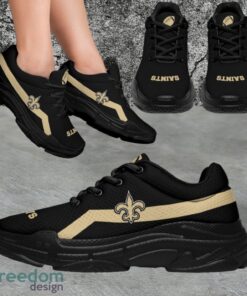 NFL New Orleans Saints Custom Simple Logo For Fans Sneakers Shoes Product Photo 1