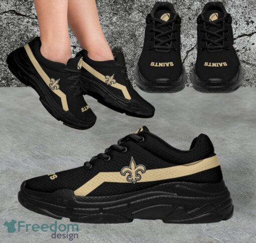 NFL New Orleans Saints Custom Simple Logo For Fans Sneakers Shoes Product Photo 1