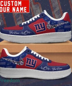 NFL New York Giants Personalized Name AF1 Air Force Sneakers For Men Women