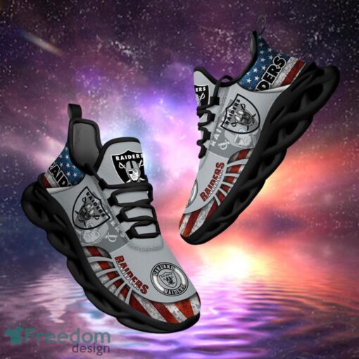 NFL New York Jets Design Logo & America Flag Gift For Fans Max Shoes Product Photo 1