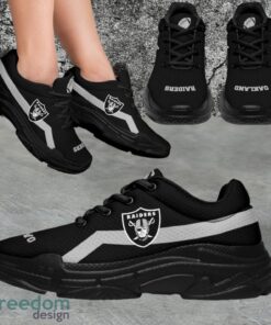 NFL Oakland Raiders Custom Simple Logo For Fans Sneakers Shoes Product Photo 1